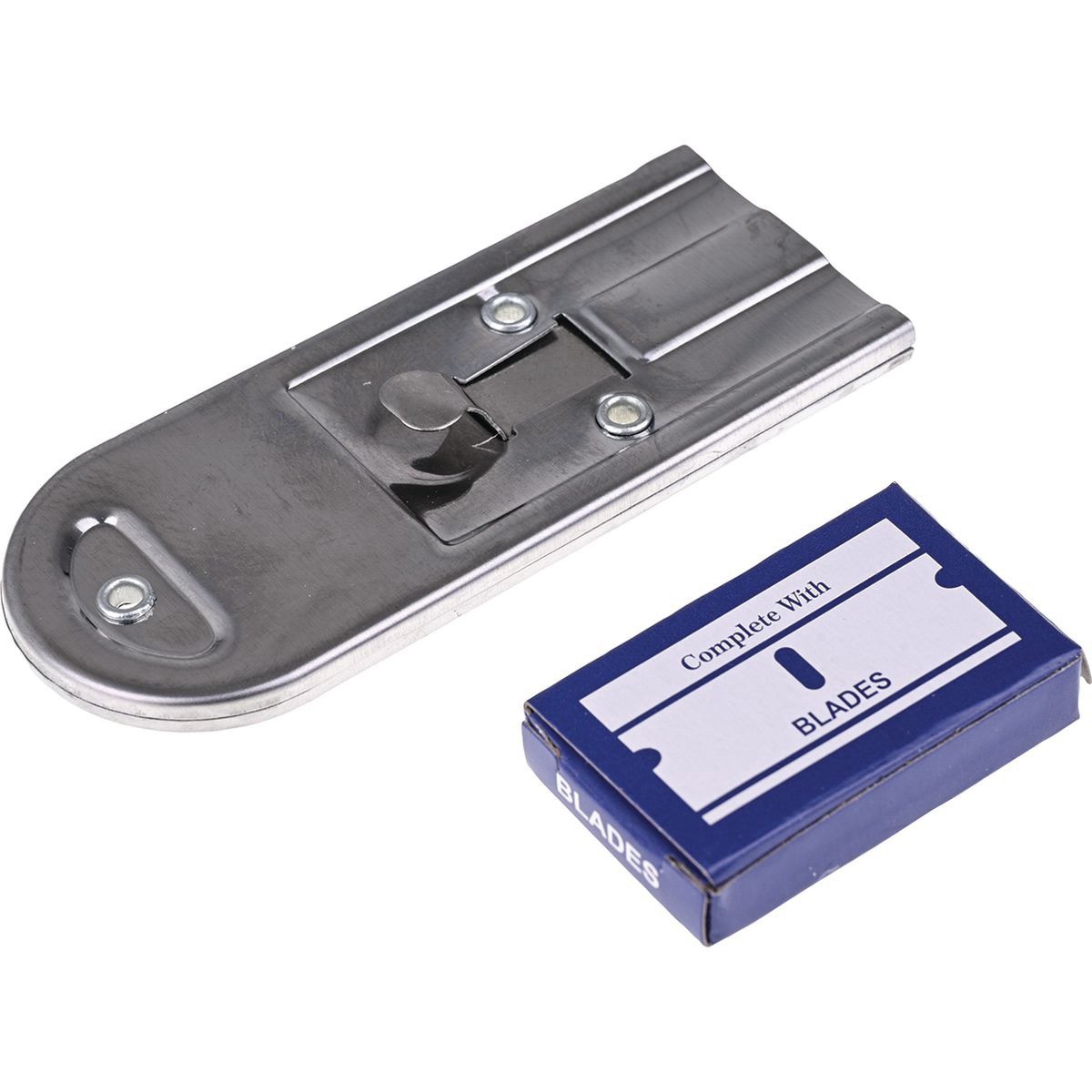 Mechpro Blue Metal Scraper Single Edge - MPBUKS Workshop Tool