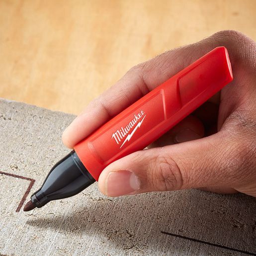 Milwaukee INKZALL Black Medium Point Markers (2 Pk) - 48223102 Workshop Tool