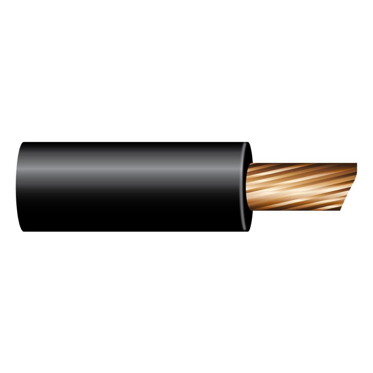 OEX 4mm Single Core Automotive Cable, Black - 30m Roll - ACX0723 Car Wiring