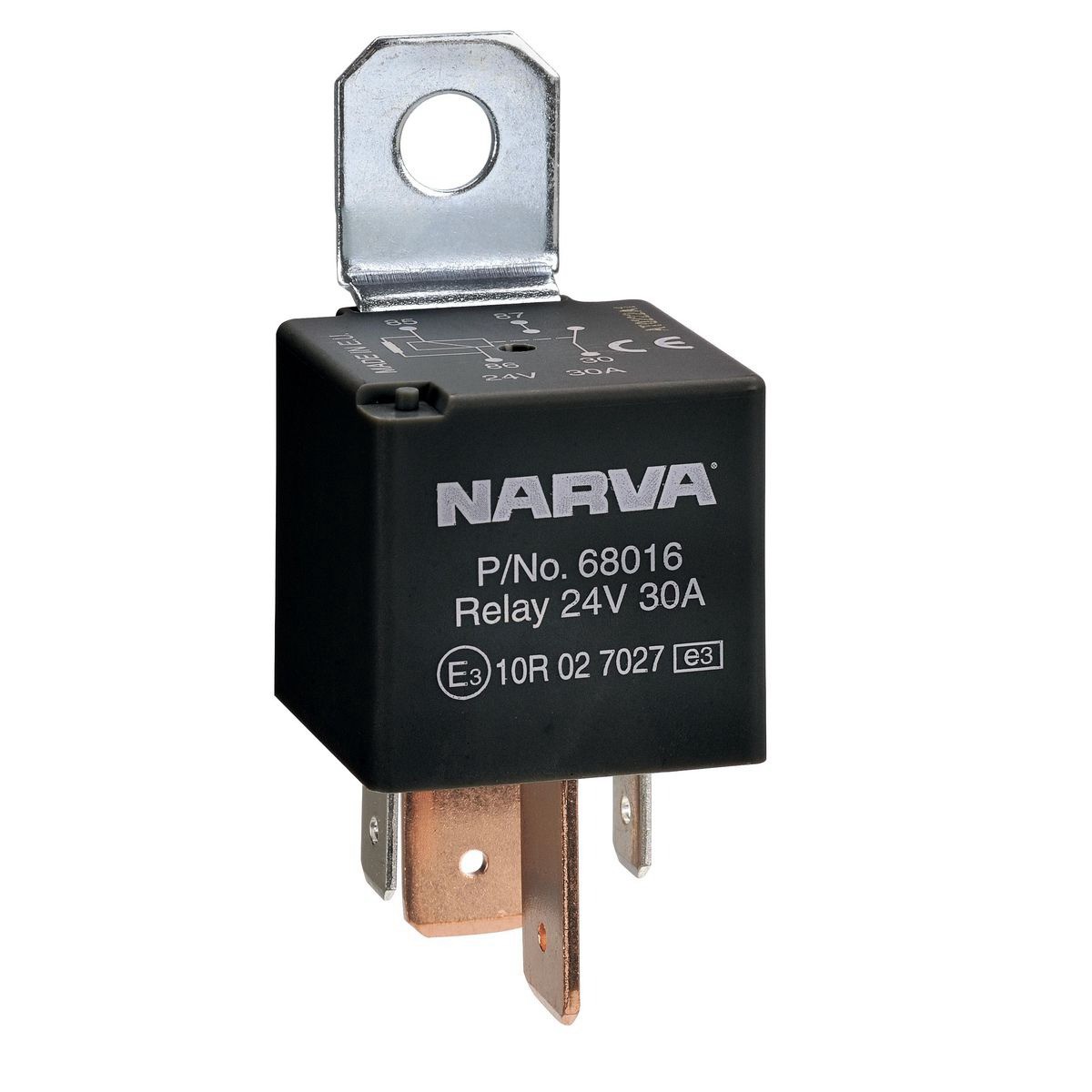 Narva 24V Relay 4 Pin 30A - 68016BL Car Wiring Adapter Auto Part