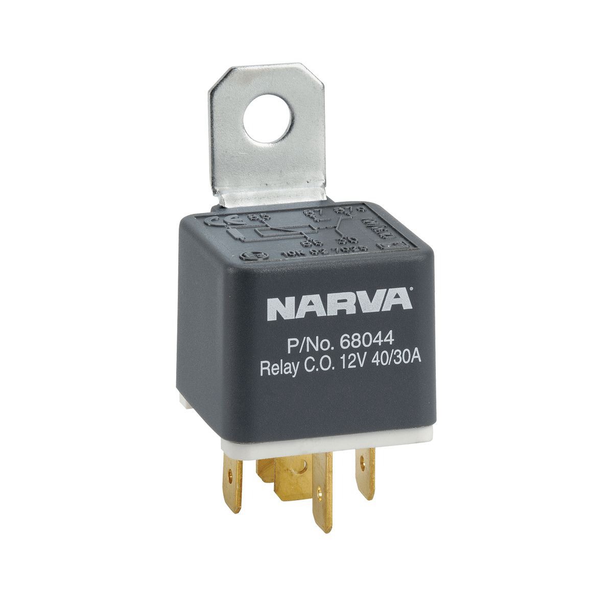 Narva 12v Relay 5 Pin 30/40A With Resistor - 68044BL Car Wiring Adapter