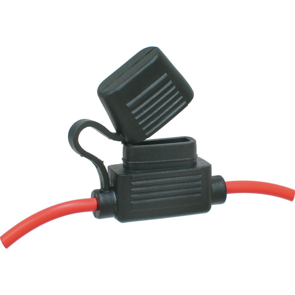 OEX Standard Blade In Line Fuse Holder, Black, 1 Way, 35A - Single Pack - ACX171