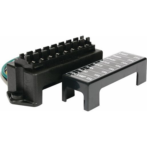 OEX Standard Blade Fuse Box, 8 Way, 20A - ACX1830 Car Wiring Adapter