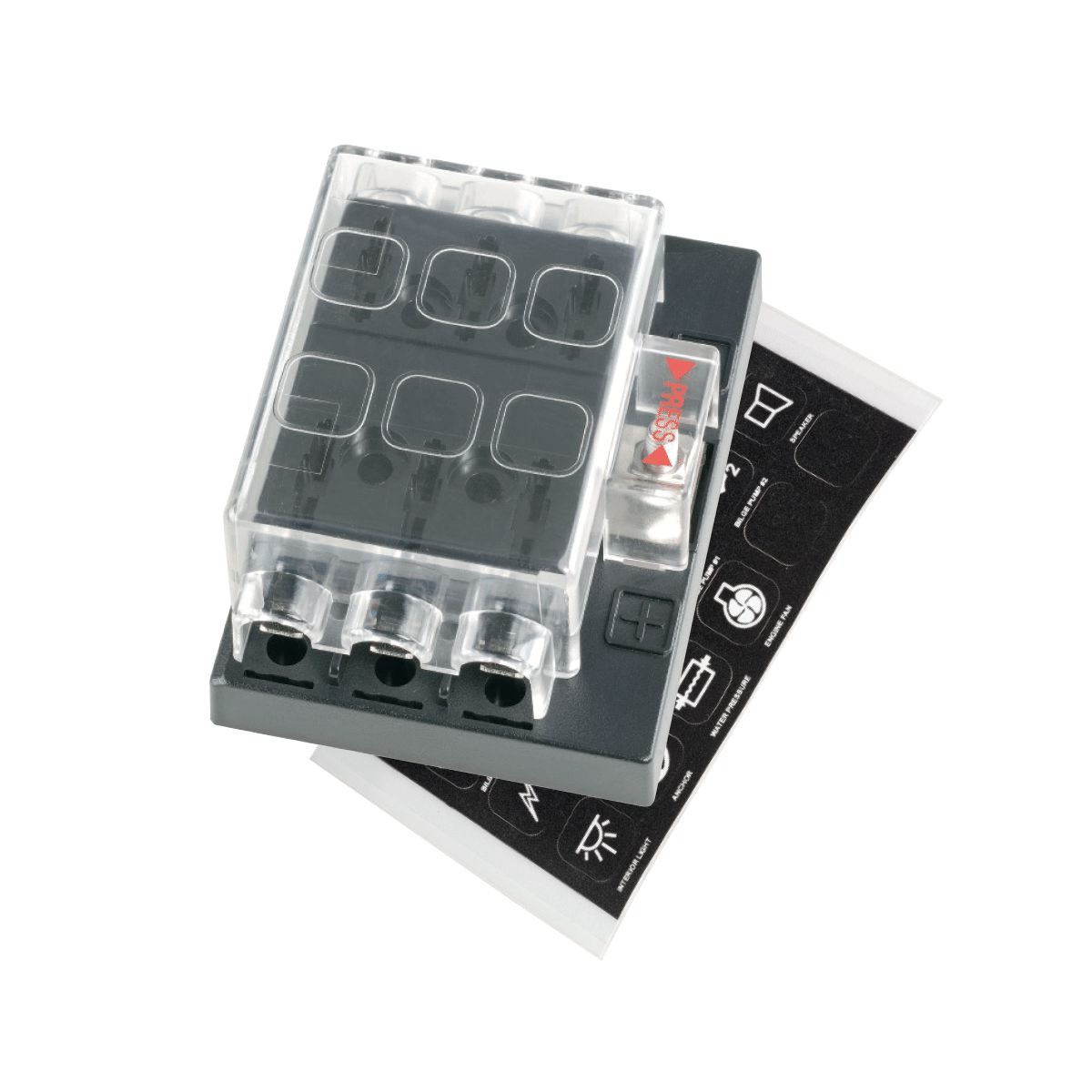 Narva Fuse Box Standard Blade 6 Way 150A 1 Pce - 54431 Car Wiring Adapter