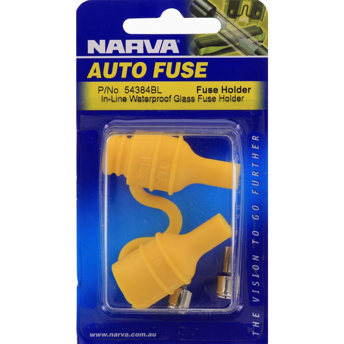 Narva In Line Fuse Holder 3AG Glass 1 Way 30A 1Pk - 54384BL Car Wiring Adapter