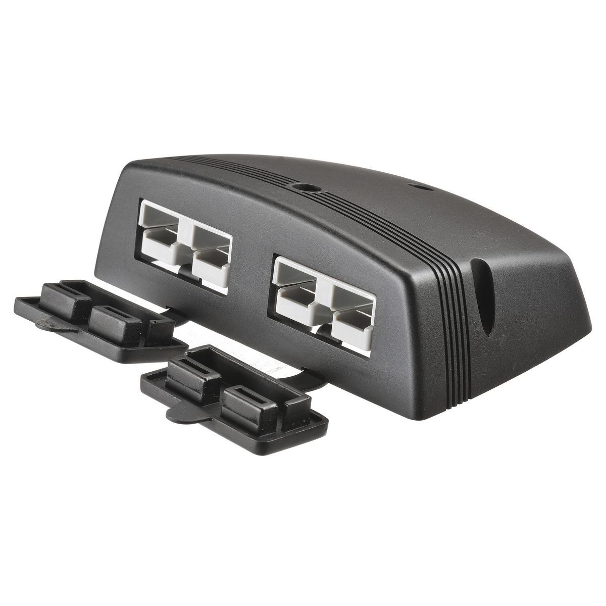 Narva HDRV Dual Surface Mount 50A Connector with Covers - 81163BL Car Wiring 4WD