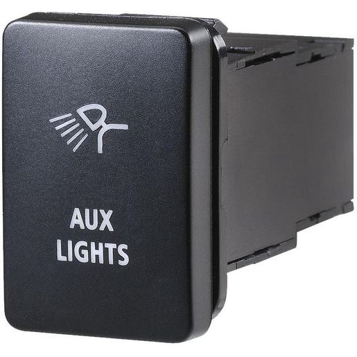 Narva Style Sealed Push Switch Off/On SPDT 12V Blue LED Illuminated Aux Lights S