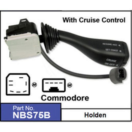 Nice Products Indicator Light Switch Gmh Black - NBS75B Car Lighting