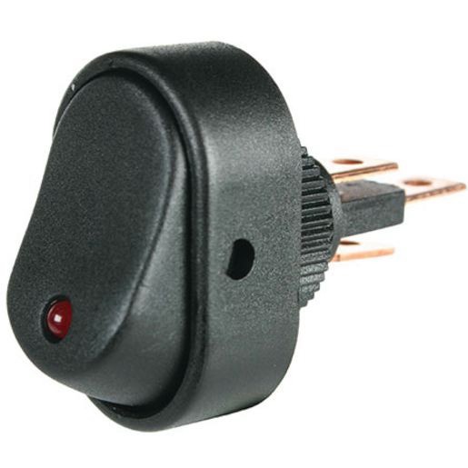 OEX Rocker Switch On/Off SPST Red Illumination - ACX1971BL Car Wiring Adapter