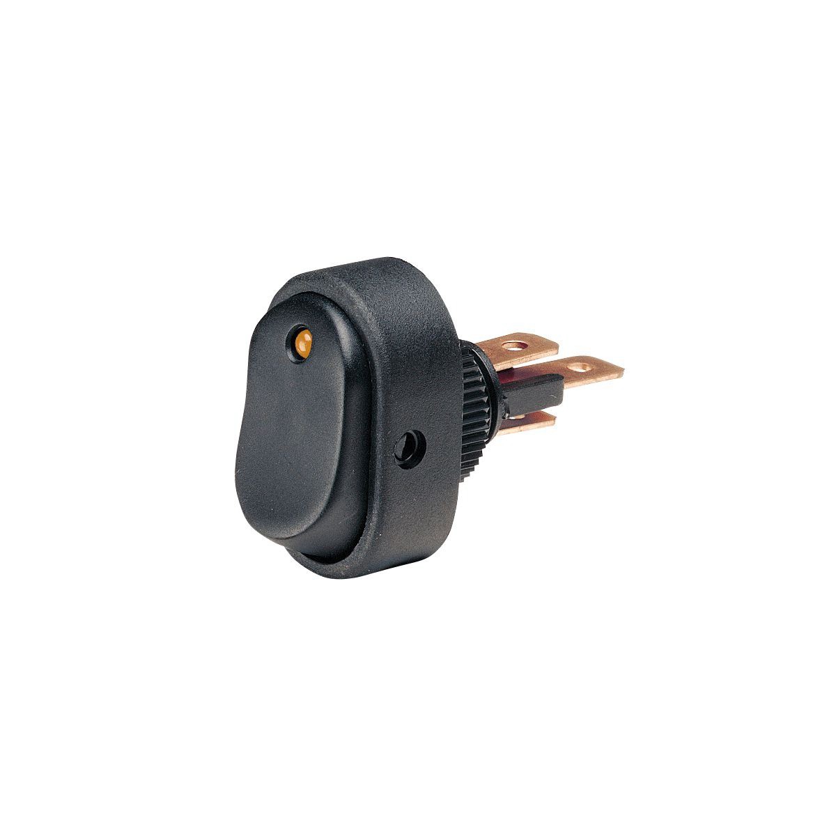 Narva Rocker Switch Off/On SPST Amber LED (Contacts Rated 30A @ 12V) - 62057BL