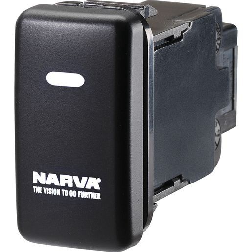 Narva OE Style Sealed Push Switch Off/On SPDT 12V Blue LED (Contacts Rated 3A @