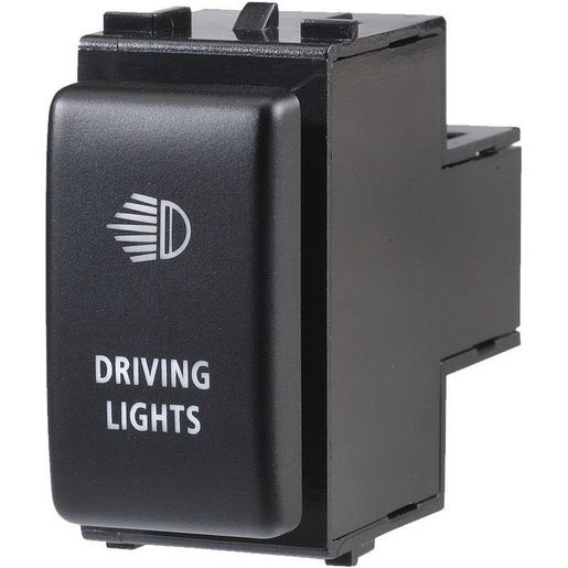 Narva Nissan Style Sealed Push Switch Off/On SPDT 12V Blue LED Illuminated Drivi