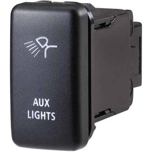 Narva Sealed Push Switch Off/On SPDT 12V Blue LED Illuminated Aux Lights Symbol