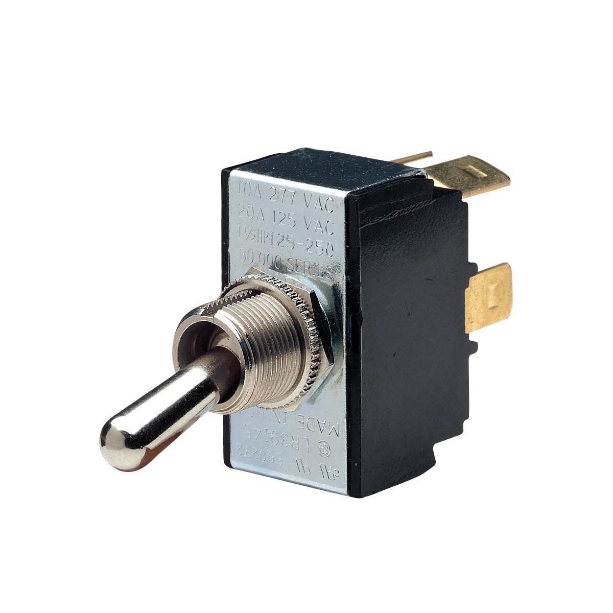 Narva Heavy Duty Toggle Switch Off/On DPST (Contacts Rated 25A @ 12V) - 60065BL
