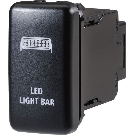 Narva Style Sealed Push Switch Off/On SPDT 12V Blue LED Illuminated LED Light Ba