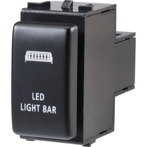 Narva Nissan Style Sealed Push Switch Off/On SPDT 12V Blue LED Illuminated LED L