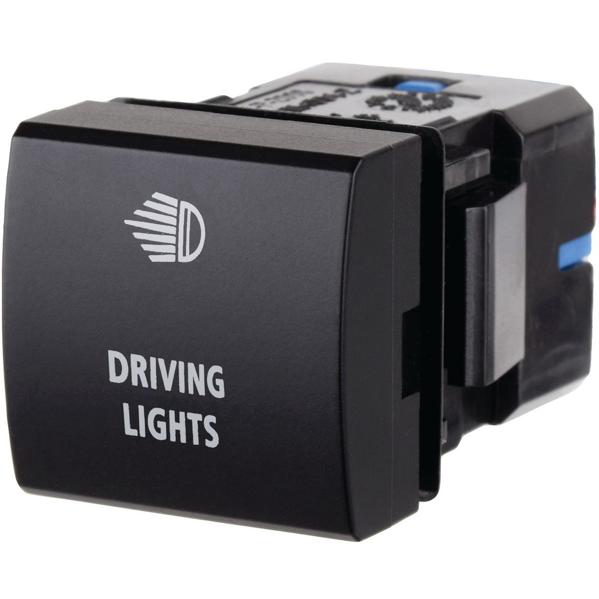 Narva OE Style Push Button Switch - Driving Light Symbol, 12V Blue Illumination