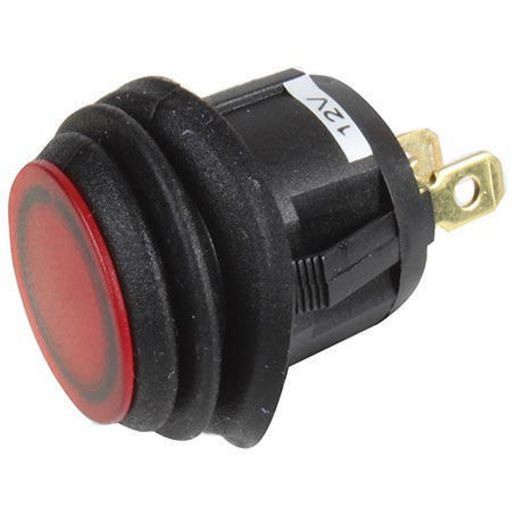 Narva Rocker Switch Off/On SPST Red LED (Contacts Rated 20A @ 12V) - 62039BL