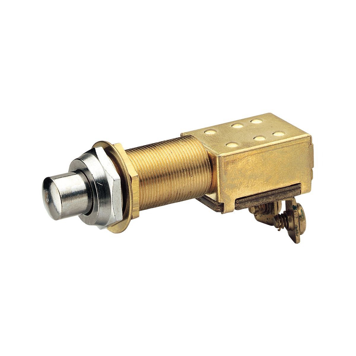 Narva Push Button Switch Momentary On SPST (Contacts Rated 15A @ 12V) - 60031BL