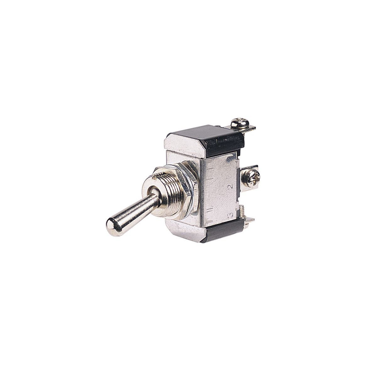 Narva Metal Toggle Switch On/Off/On SPDT (Contacts Rated 20A @ 12V) - 60056BL