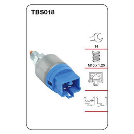 Tridon Brake Light Switch - TBS018 Car Wiring Adapter Brake Parts Auto Part