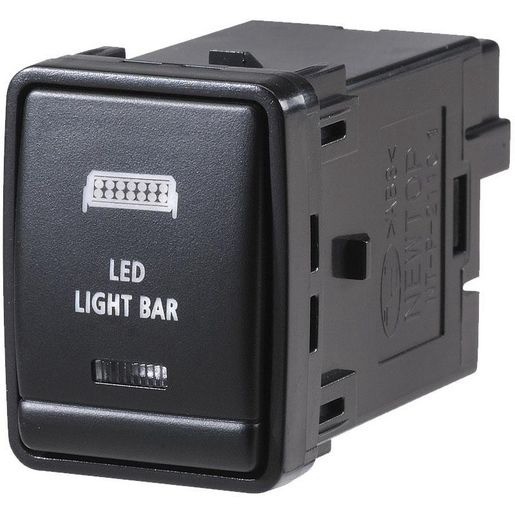 Narva Nissan Style Sealed Push Switch Off/On SPDT 12V Blue LED Illuminated LED L