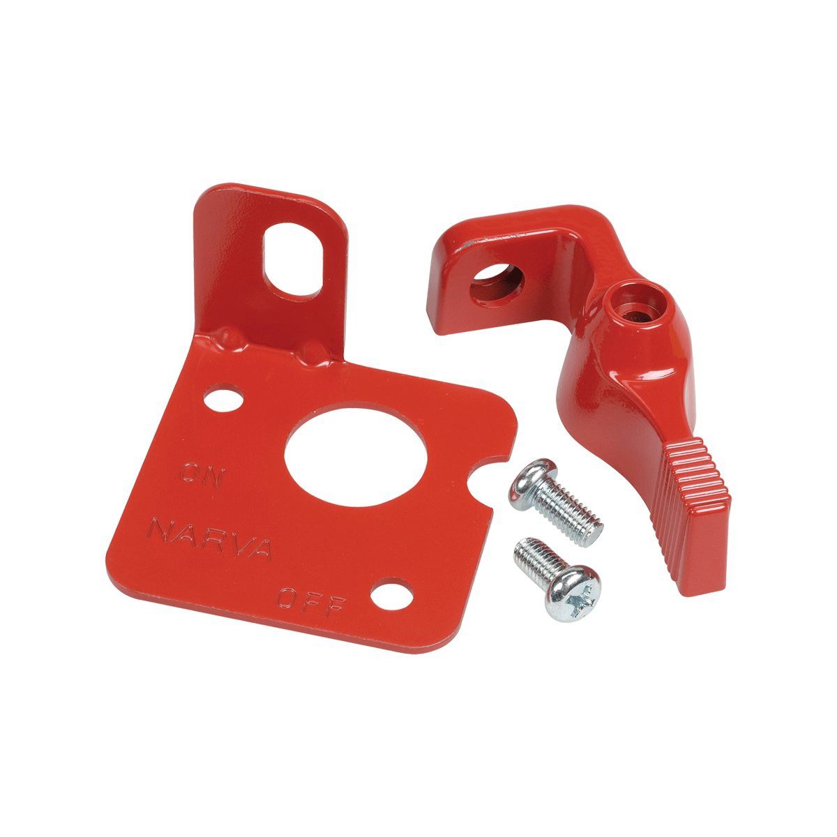Narva Lockout Lever Kit Red - 61077R Auto Part