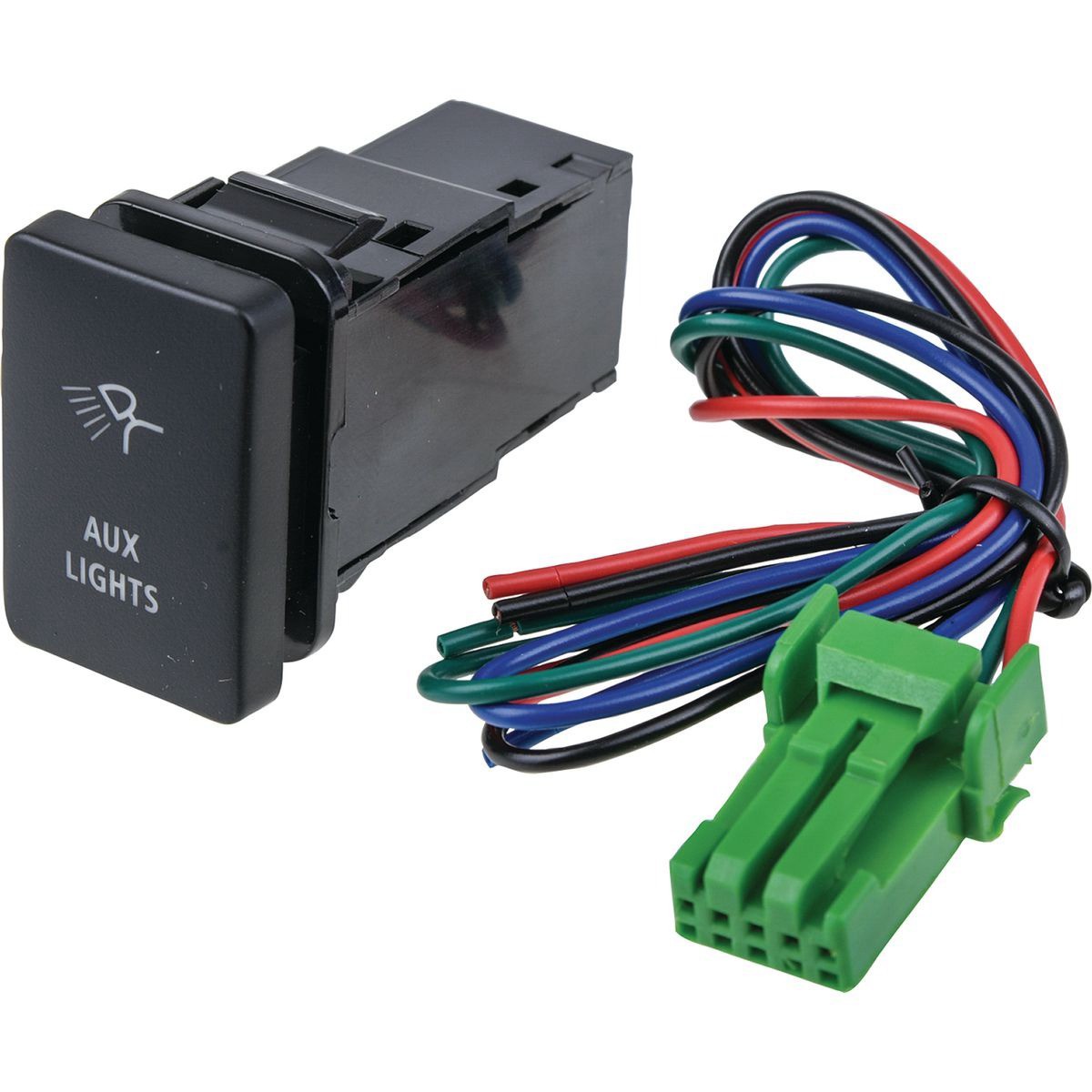 Drivetech 4x4 OE Style Push Button Switch Aux Lights Symbol Suits Toyota and Mit