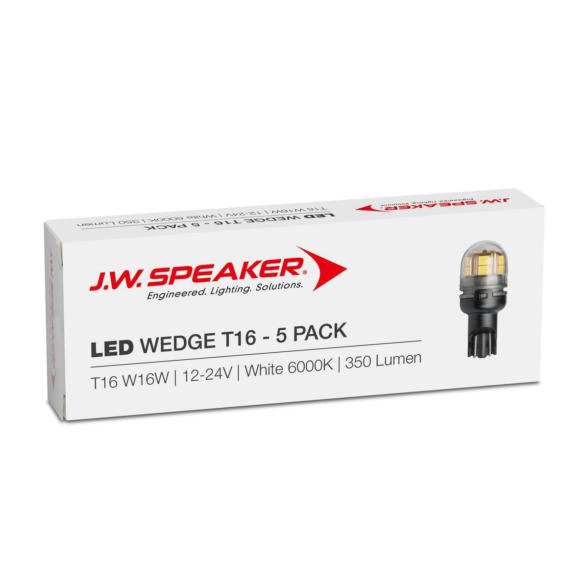 JW Speaker LED Wedge W16W / T16 12V-24V 6000K 350lm -Trade/ Bulk Pack. - 990120-