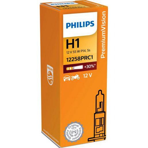 Philips H1 Globe 12V 55W Plus 30 1 Pce - 12258PR Car Wiring Adapter Car Lighting