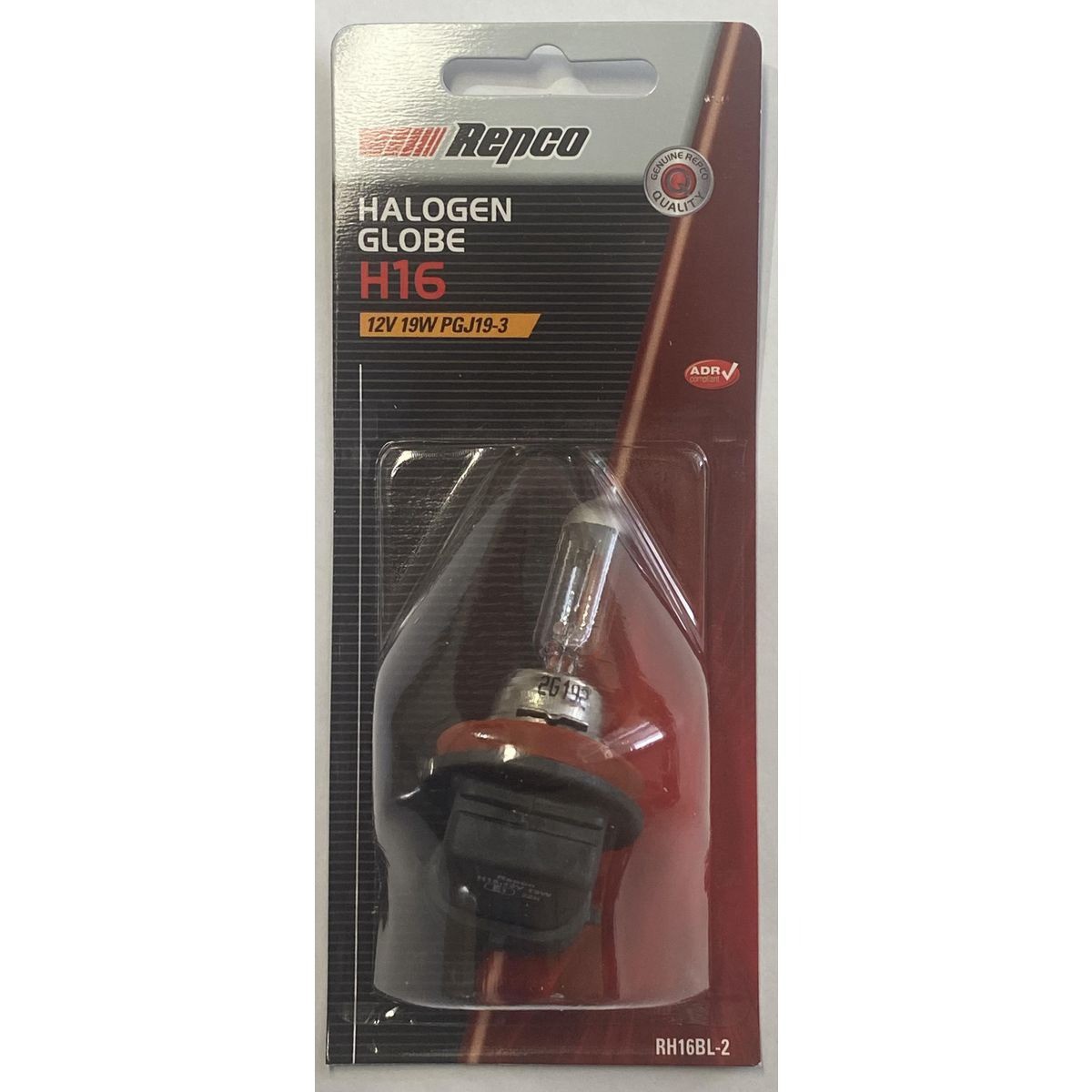 Repco Halogen Headlight Globe Standard H16 12V 19W Pgj193 - RH16BL-2 Car Wiring