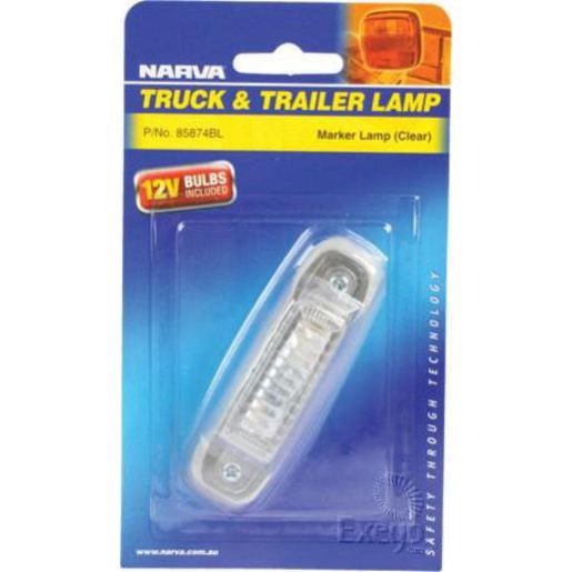 Narva Front Marker Light Clear Incandescent - 85874BL Car Wiring Adapter Auto