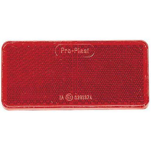 Narva Reflector Rectangle Red 44 x 94mm - 2 Pce - 84052BL Car Wiring Adapter