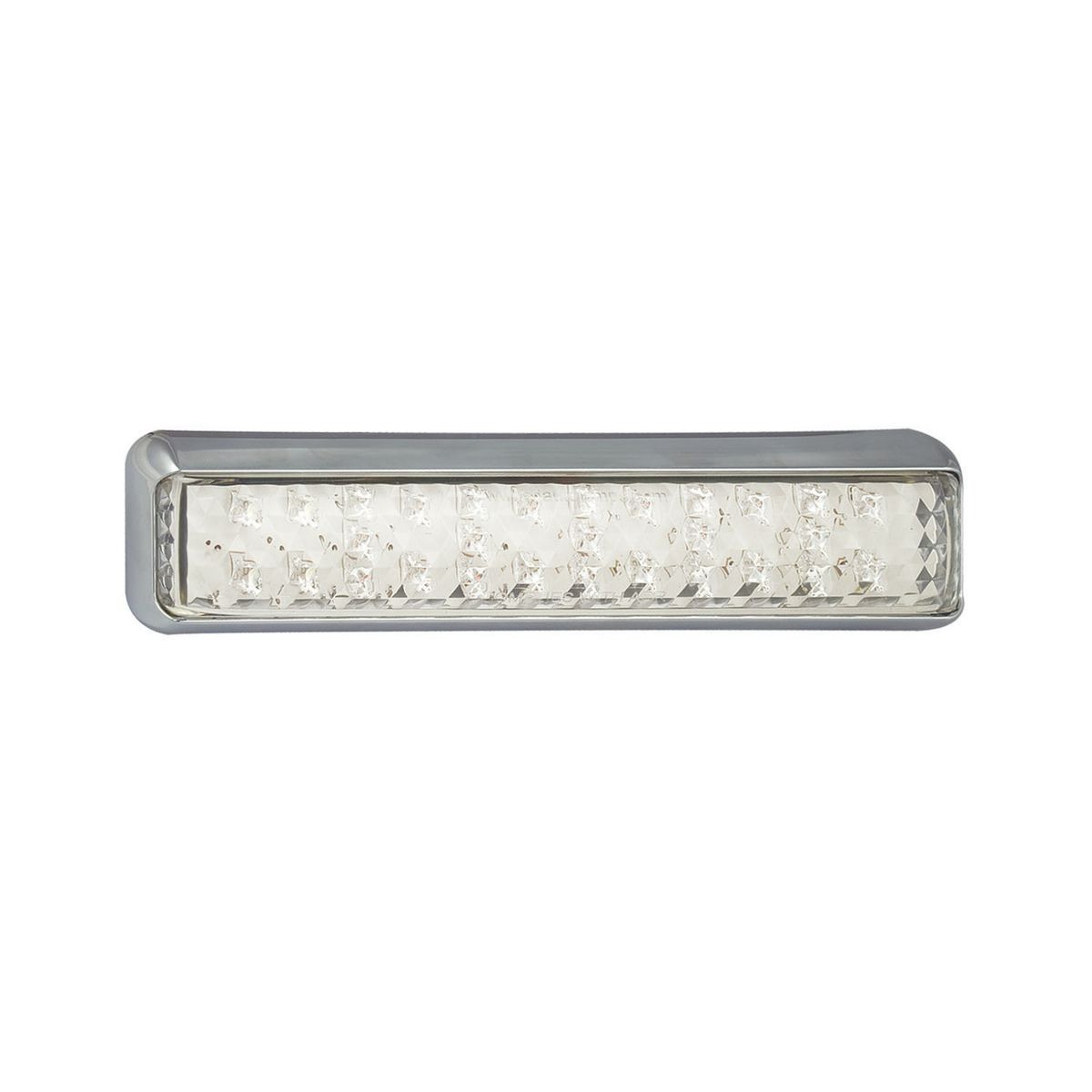 LED Autolamps 12V Front Direction Indicator With Front Position Lamp Chrome Brac