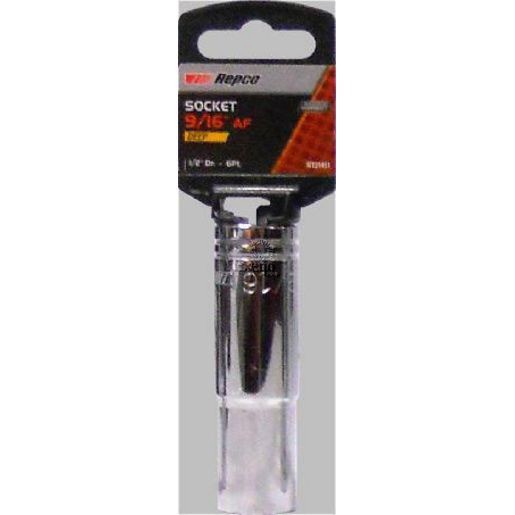 Repco Deep Socket 9/16in, 1/2in Drive - RT21451 Auto Part Workshop Tool DIY