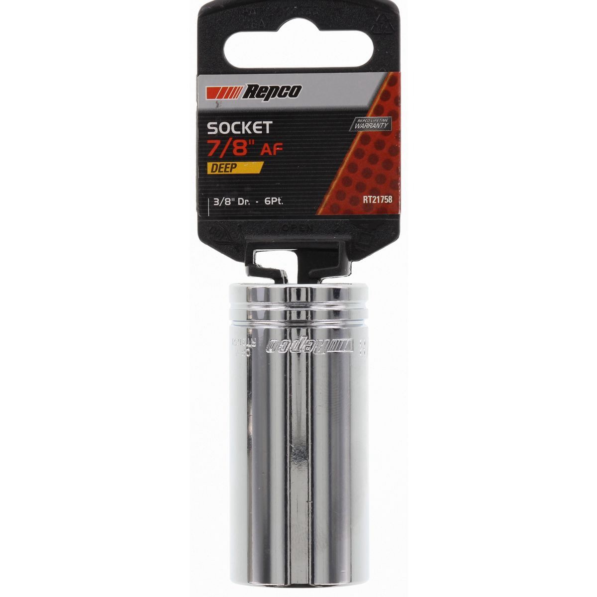 Repco Deep Socket 7/8in 3/8in Drive 6PT - RT21758 Auto Part Workshop Tool DIY