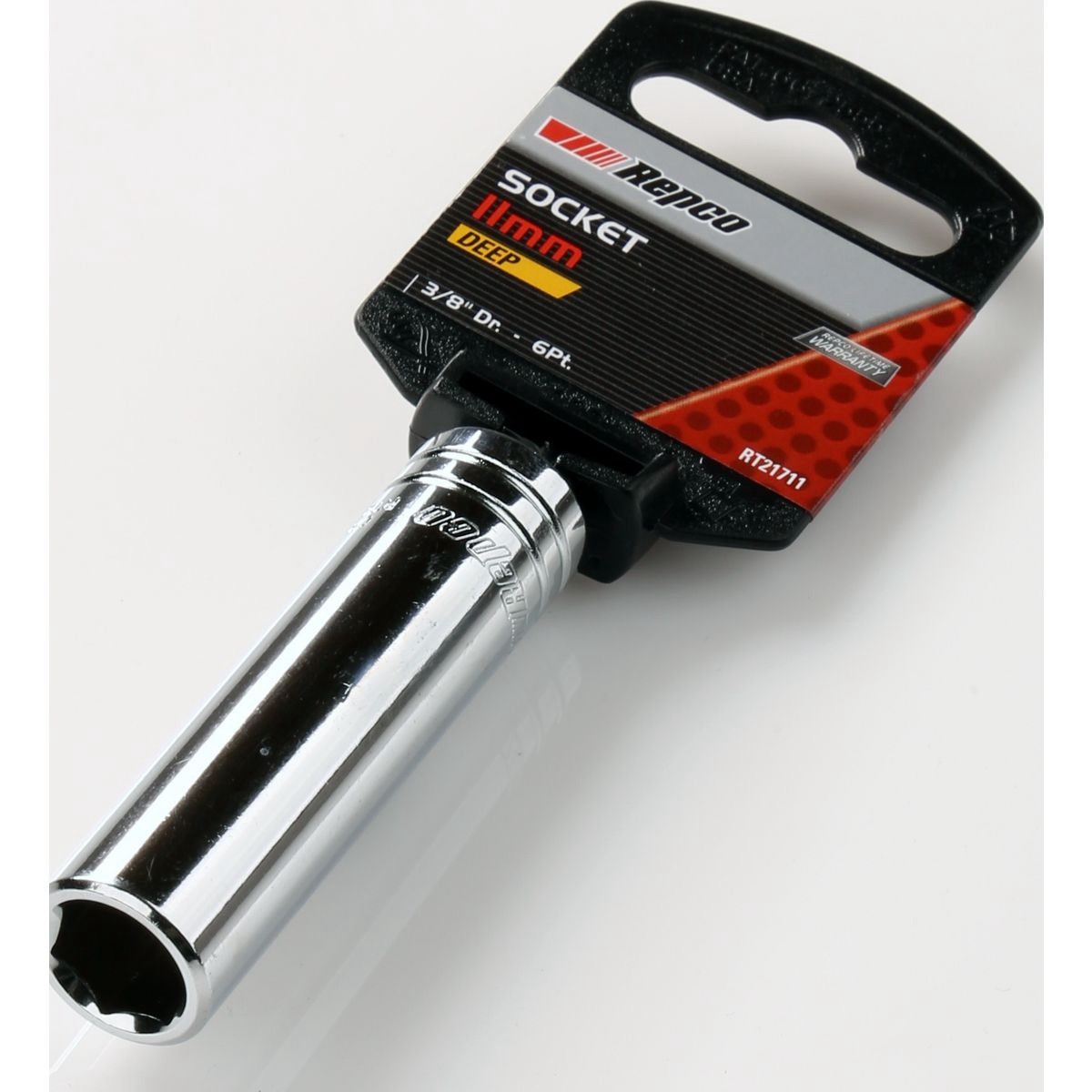 Repco Deep Socket 11mm 3/8in Drive 6PT - RT21711 Auto Part Workshop Tool DIY