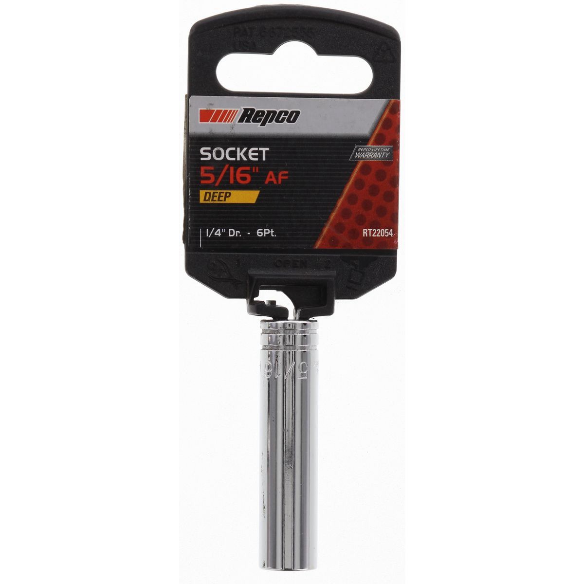 Repco Deep Socket 5/16in 1/4in Drive 6PT - RT22054 Auto Part Workshop Tool DIY