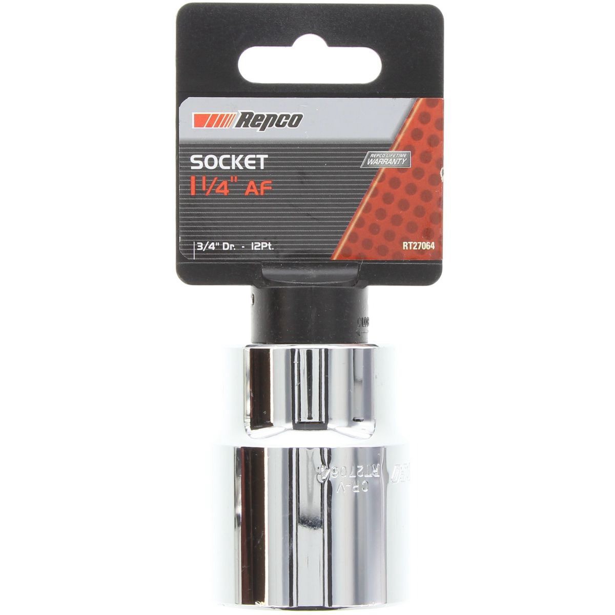 Repco Socket 1-1/4in, 3/4in Drive, 12 Point - RT27064 Auto Part Workshop Tool