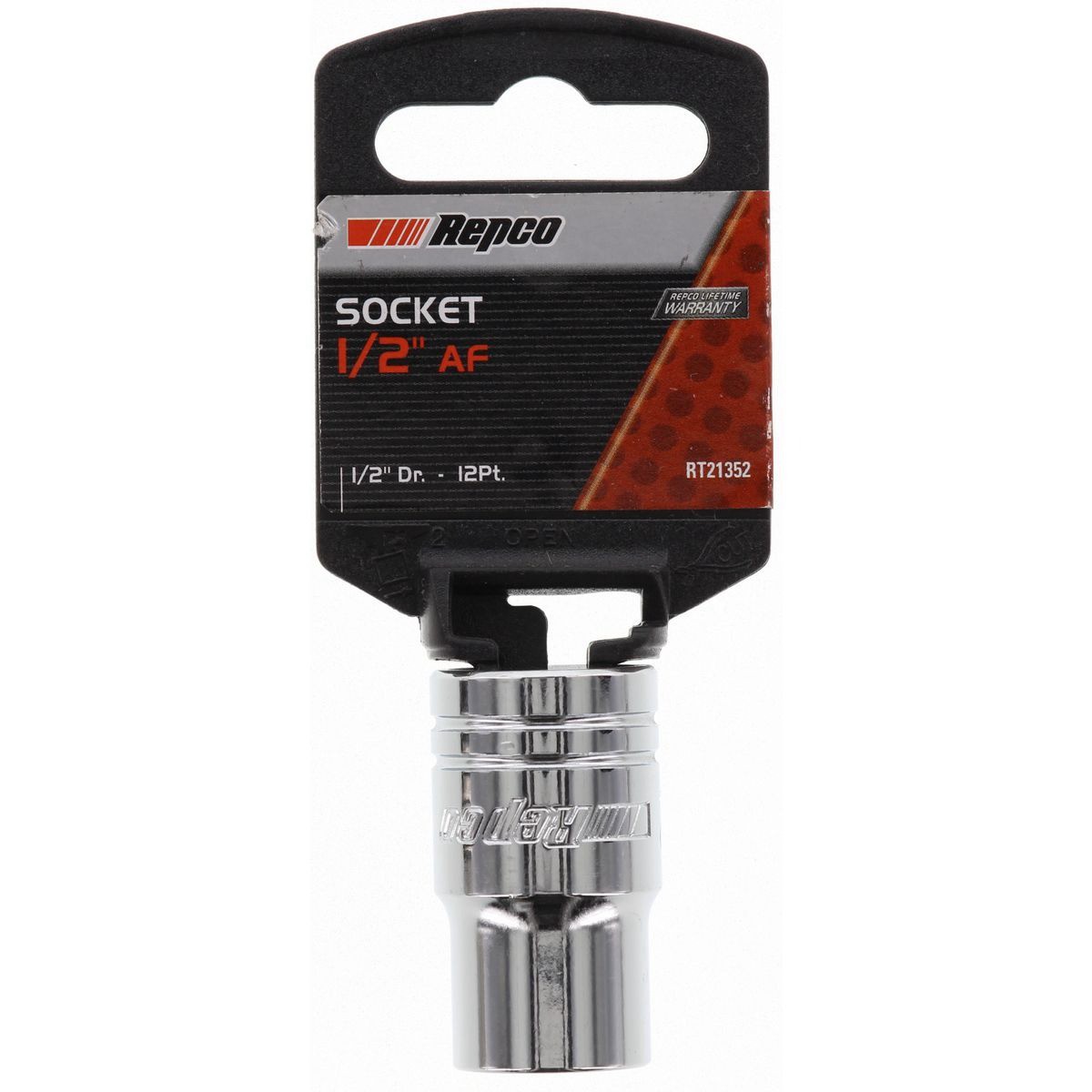 Repco Socket 1/2in, 1/2in Drive, 12 Point - RT21352 Auto Part Workshop Tool DIY
