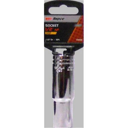 Repco Deep Socket 1/2in, 1/2in Drive - RT21450 Auto Part Workshop Tool DIY