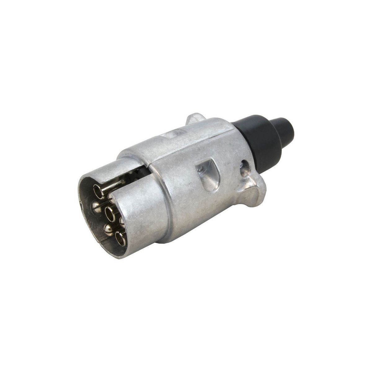 TAG 7 Pin Trailer Plug - Round Metal Large - UNT036