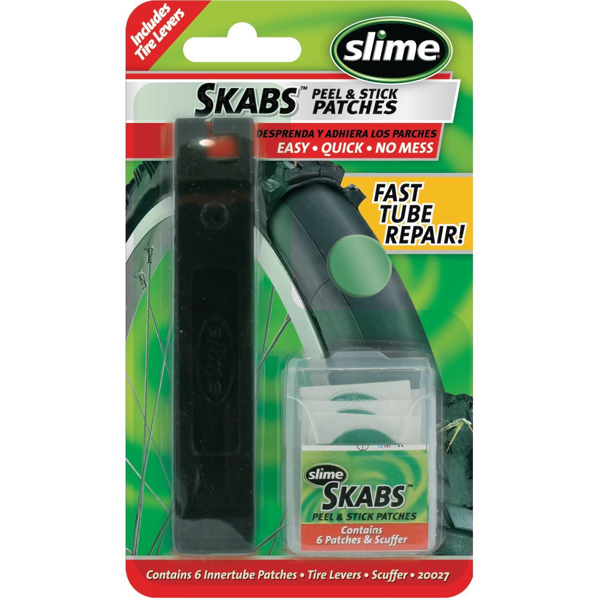 Slime SKABS Peel & Stick Patches with Tyre Levers - 20027 Door Hardware