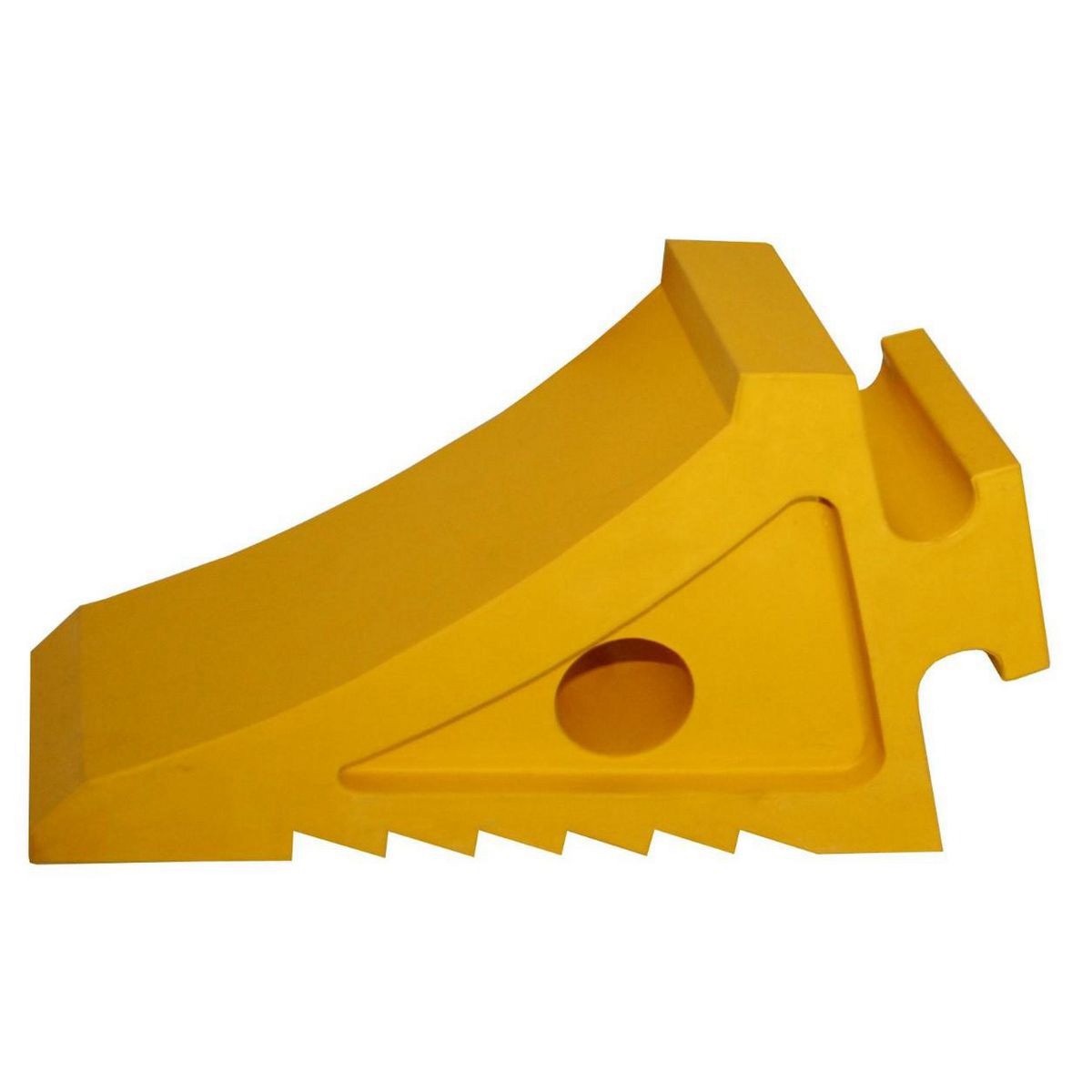Proflex Rubber Wheel Chock, Yellow - WC1089 Auto
