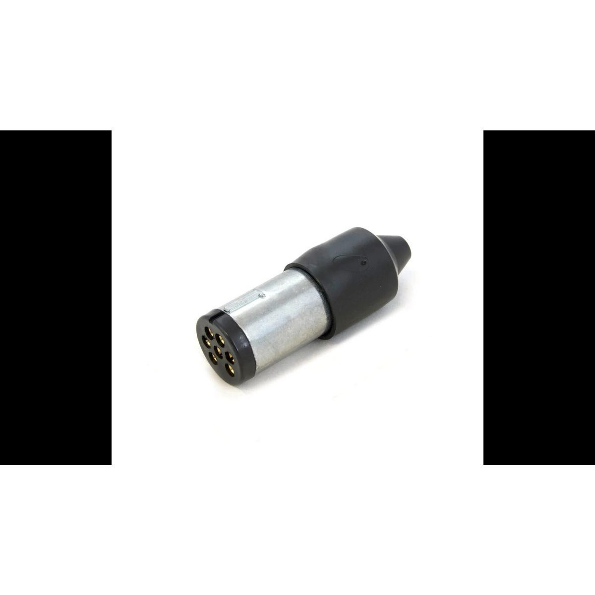 TAG 7 Pin Trailer Plug - Round Metal Small - UNT033S Car Wiring Adapter