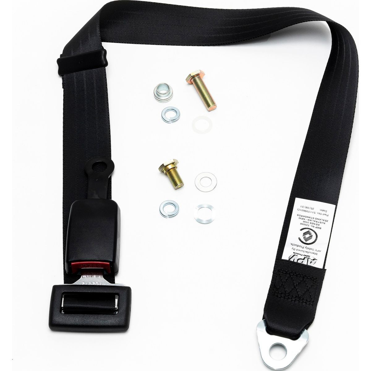 APV Seat Belt Lap 100mm Stem - K6565 Car Interior Auto Part