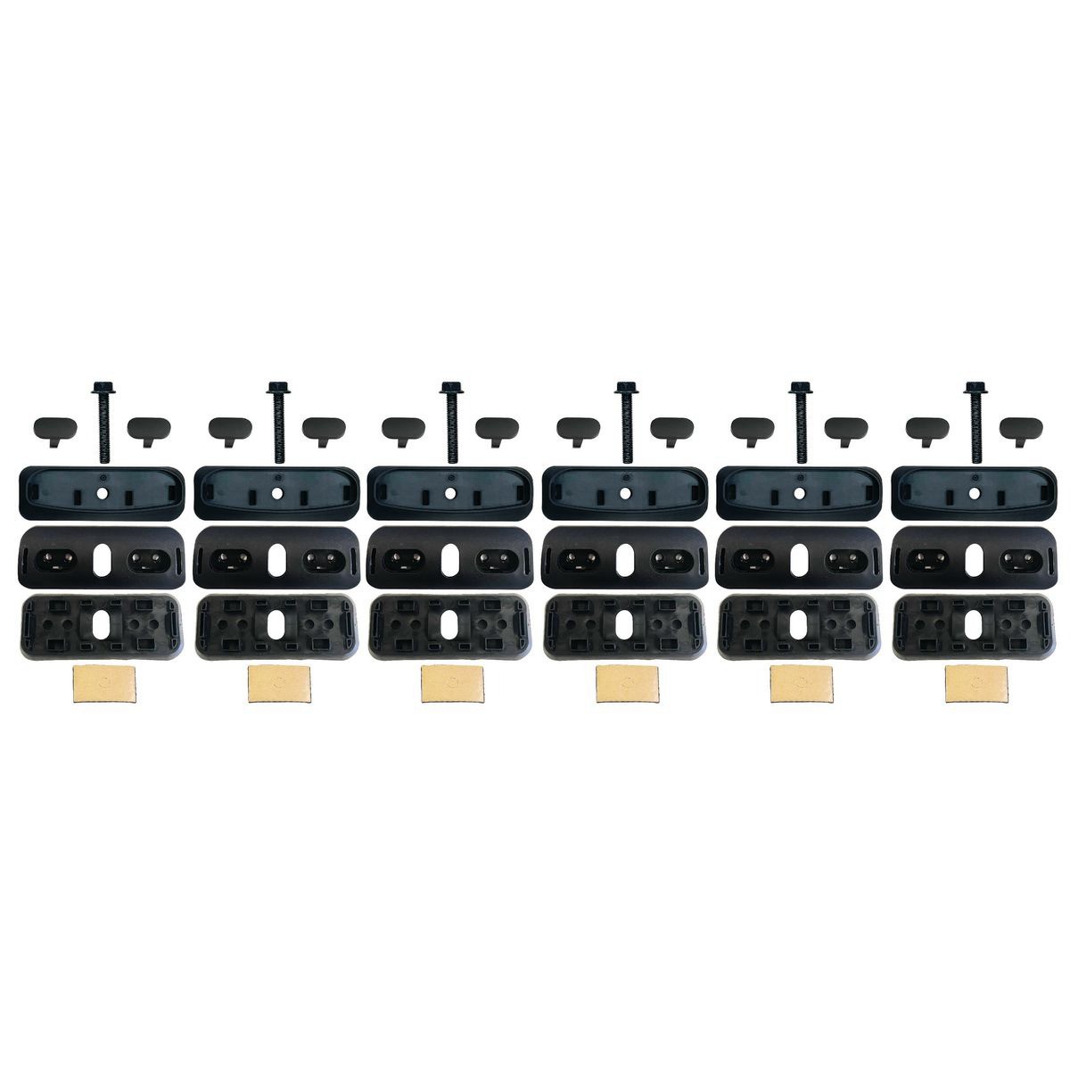 Rhino RCP Base Kit (6 Piece) - RCP95-BK Auto