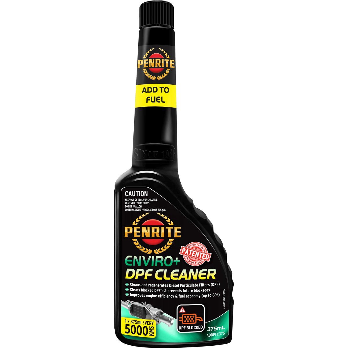 Penrite Enviro+ DPF Cleaner 375ml - ADDPFC375 Car Service Workshop Tool