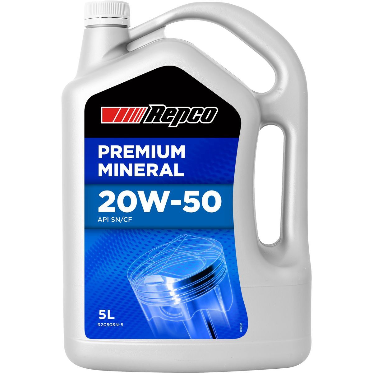 Repco Mineral 20W-50 Engine Oil 5L - R2050SN-5 Car Service Workshop Tool