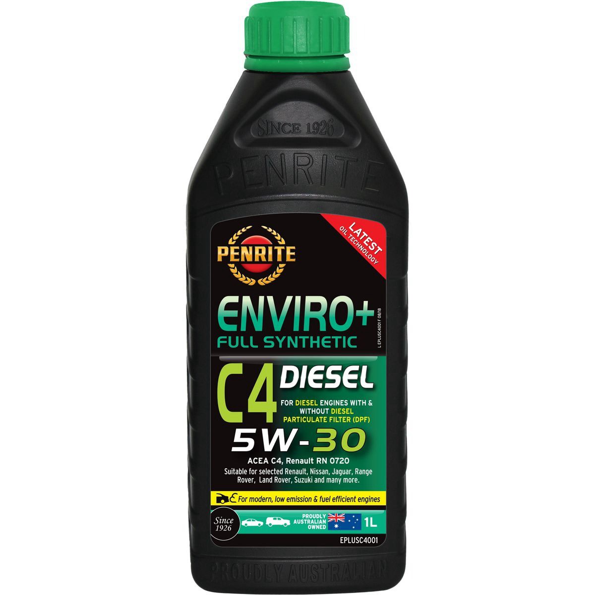 Penrite Enviro+ C4 5W-30 Engine Oil 1L - EPLUSC4001 Car Service Workshop Tool